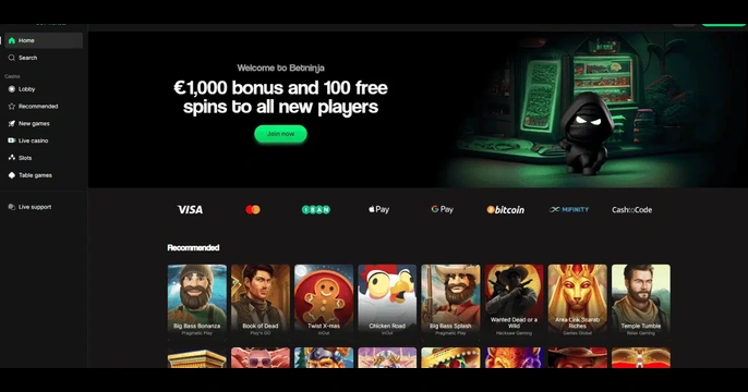 BetNinja Casino Bonus